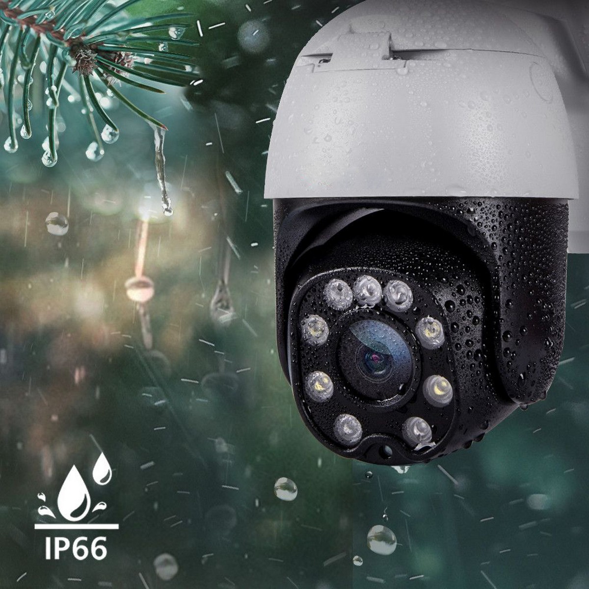 vrtljiva kamera z nagibom IP66 vodotesna