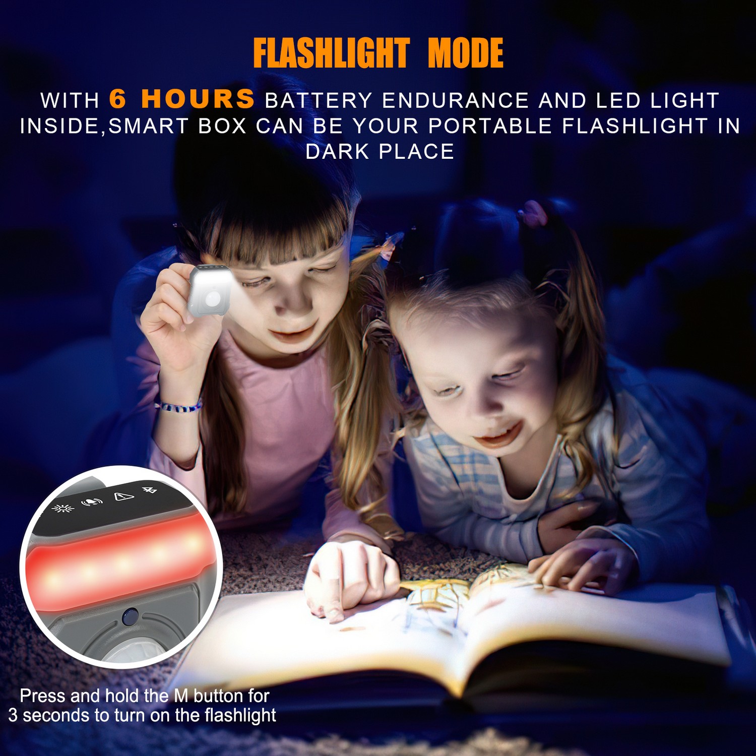 varnostni pametni alarm - način svetilke - LED lučka