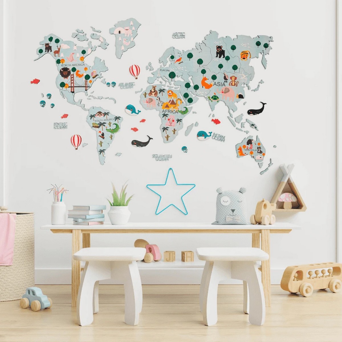 Svetovni zemljevid za otroke