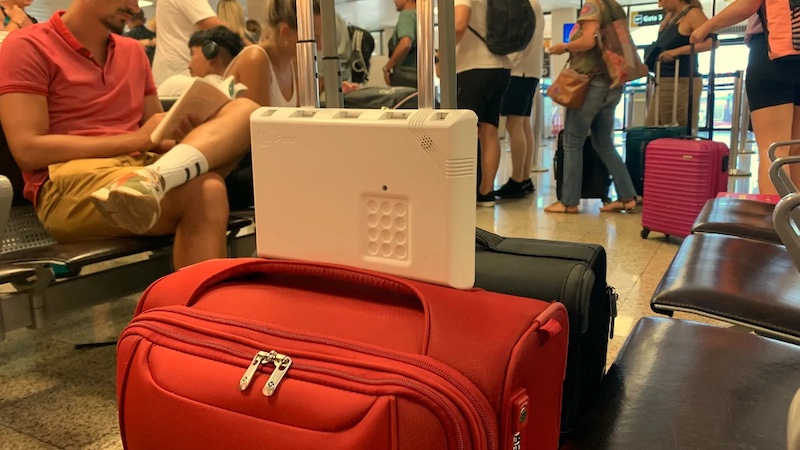 potovalna varna potovalna škatla z zvočnim alarmom
