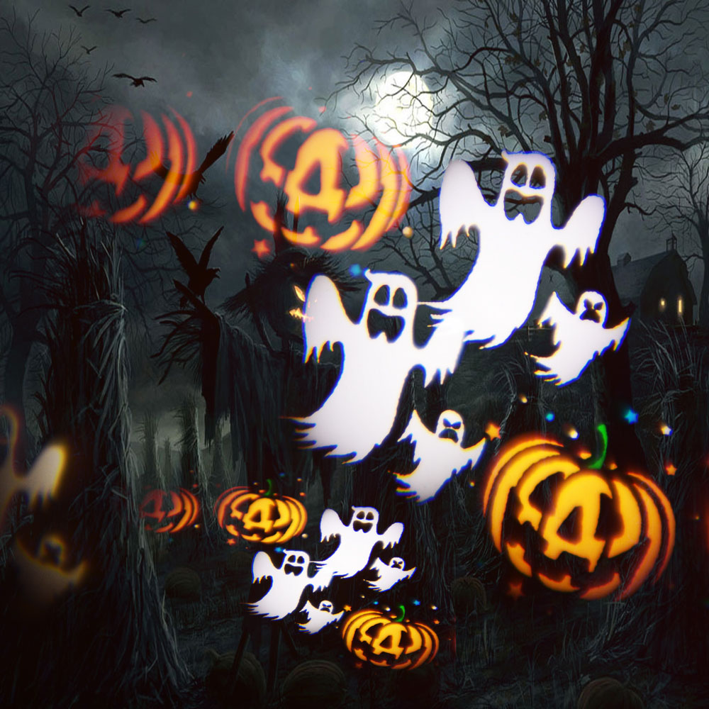 Halloween led projektor hiša duhov in projekcija buč