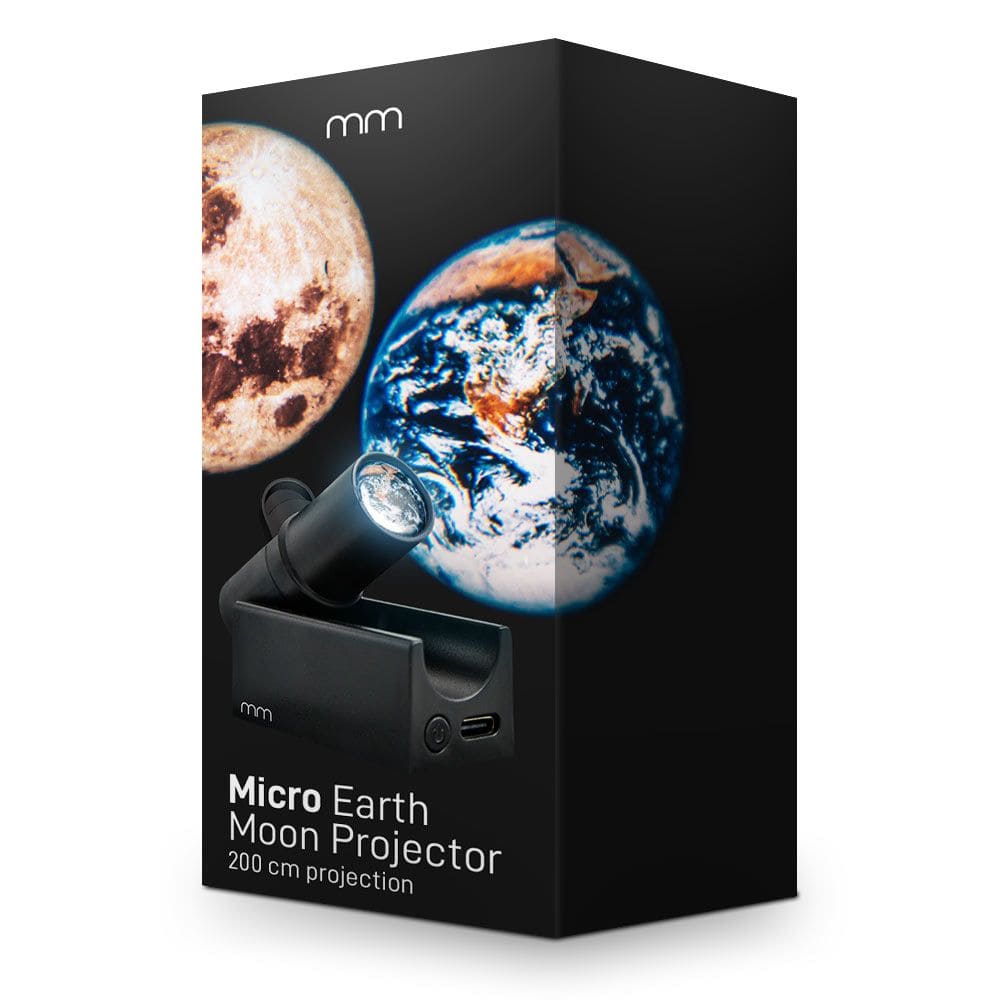 mikro projektor zemlje in lune