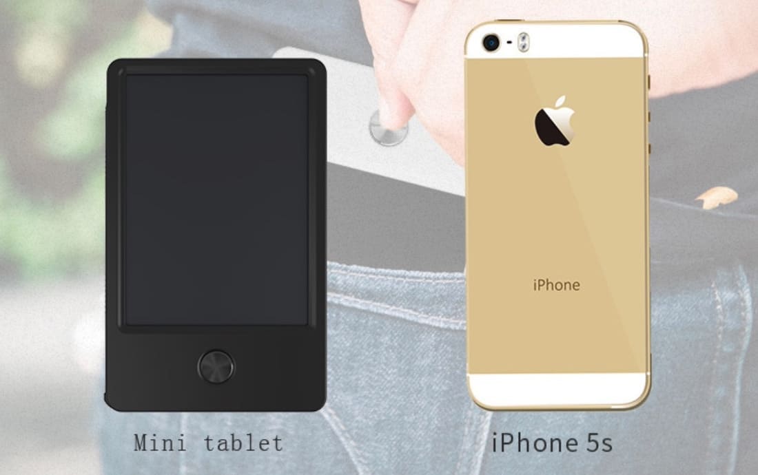 Mini dimenzij kot vaš mobilni telefon - žepna LCD miza