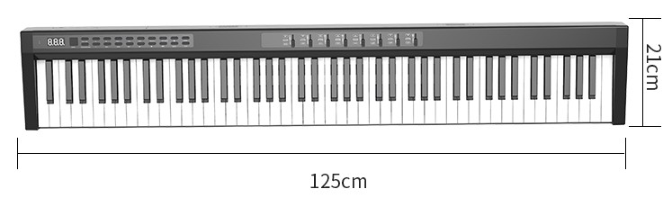 Elektronska tipkovnica (klavir) 125cm