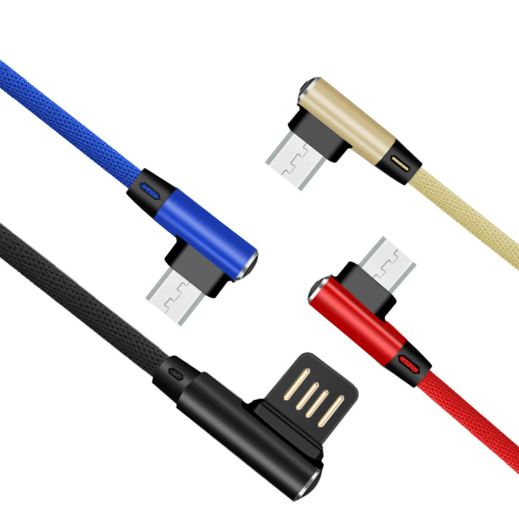 mikro USB kabel z 90-imi dizajnom