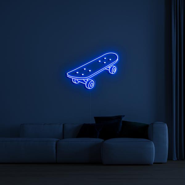 3D svetleči LED neonski napis na steni - rolka