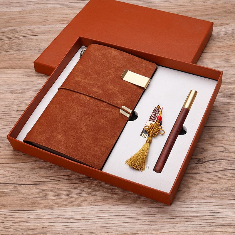 darilni set pero rekord luksuzno elegantno darilo za moške ženske leseno
