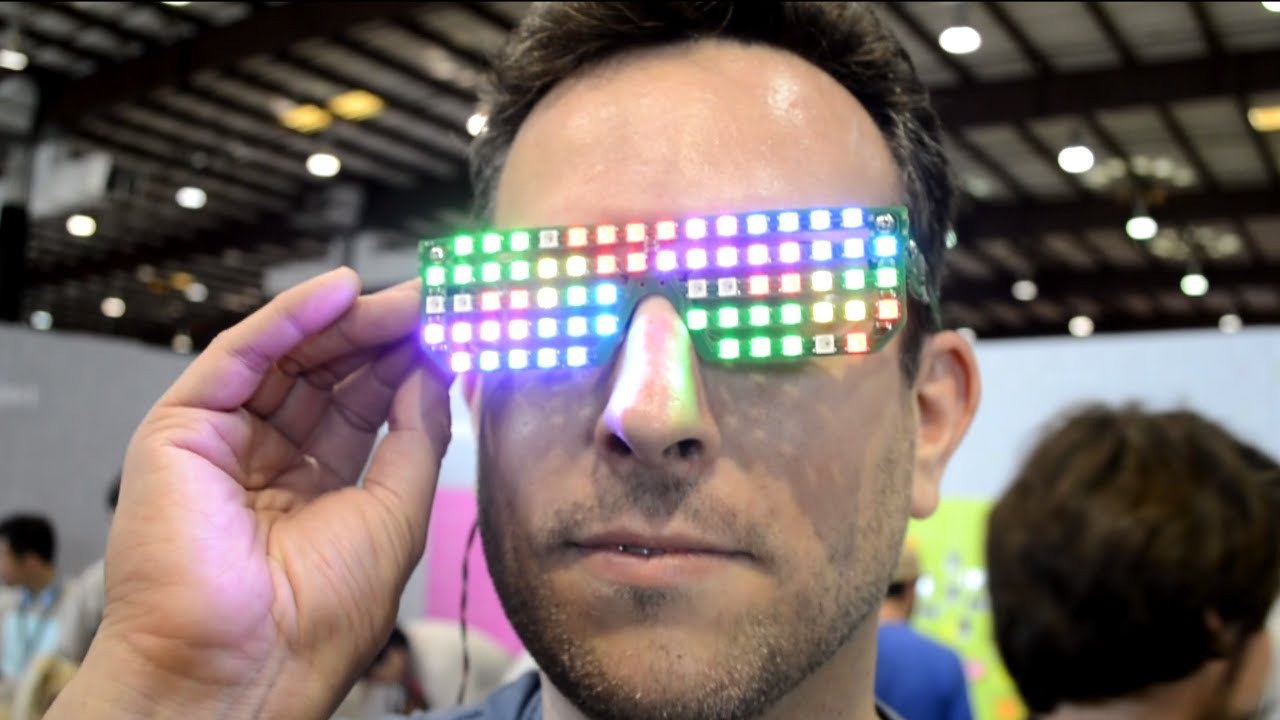 RGB LED očala