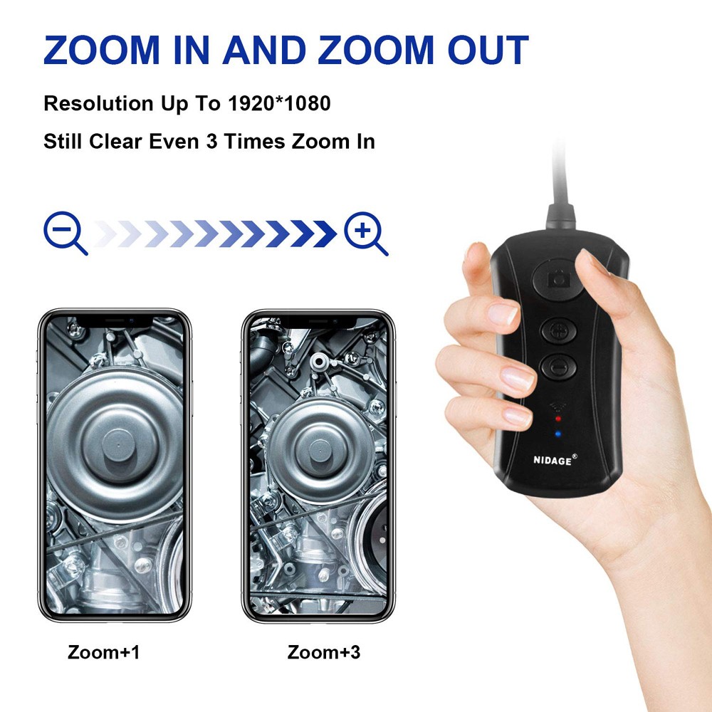 Wifi endoskopska kamera z zoomom