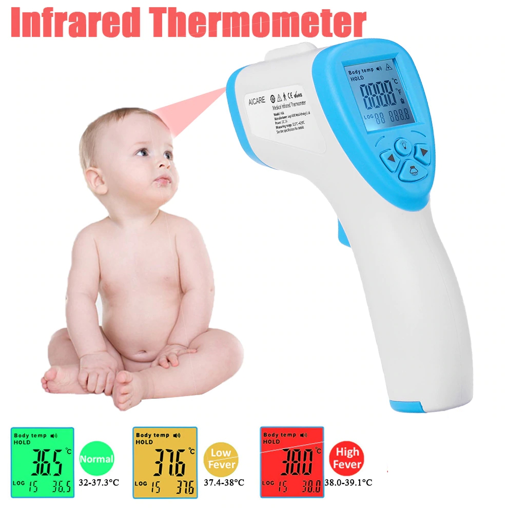 infrardeči termometer z zaslonom
