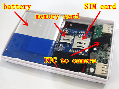 GSM moči s kamero na mikro SIM kartici