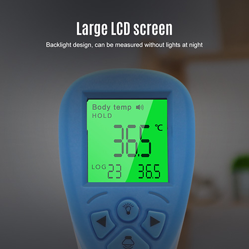 brezkontaktni termometer z LCD zaslonom