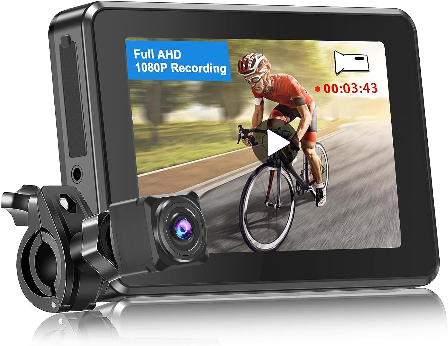 kolesarska vzvratna kamera s snemanjem
