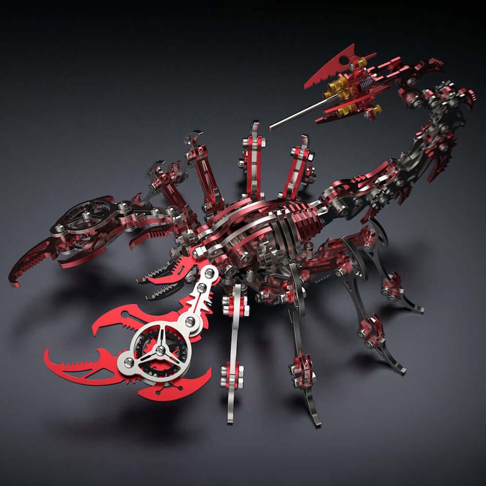 3D sestavljanka škorpijon 3D unikatna sestavljanka iz kovinskih sestavljank