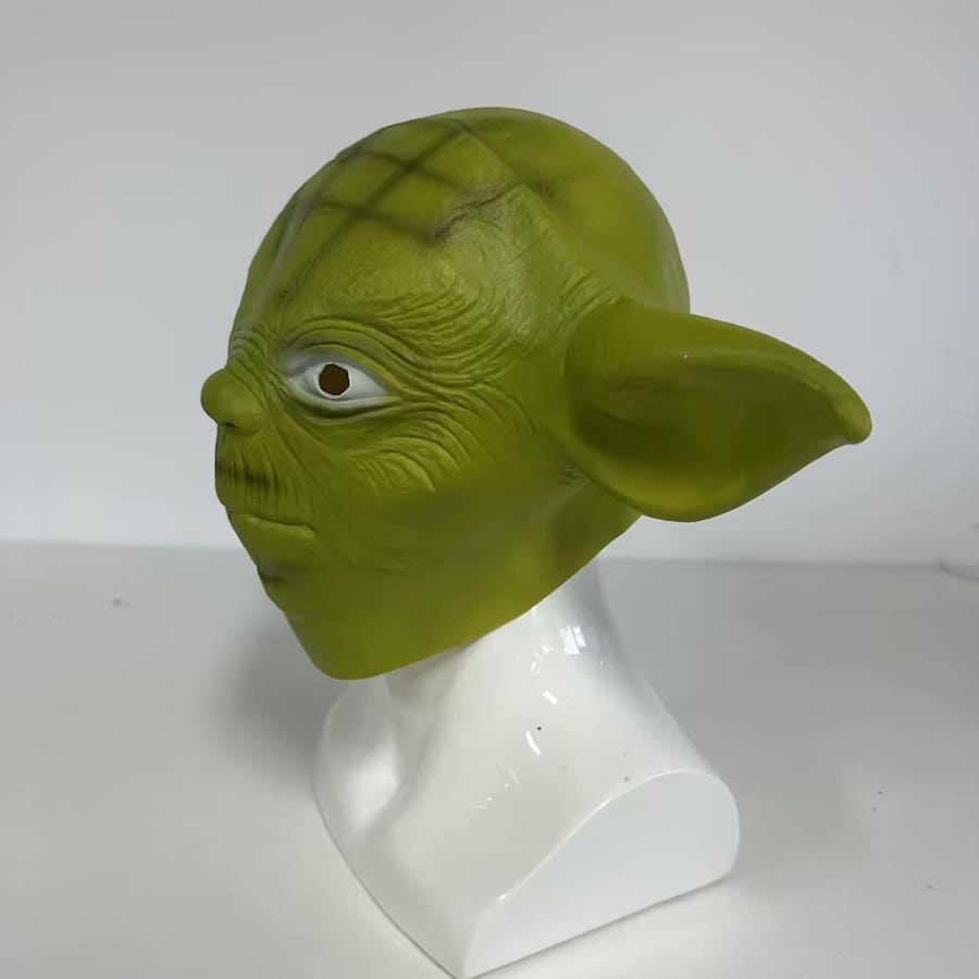 Maska za obraz Vojna zvezd - Yoda zeleni lateks