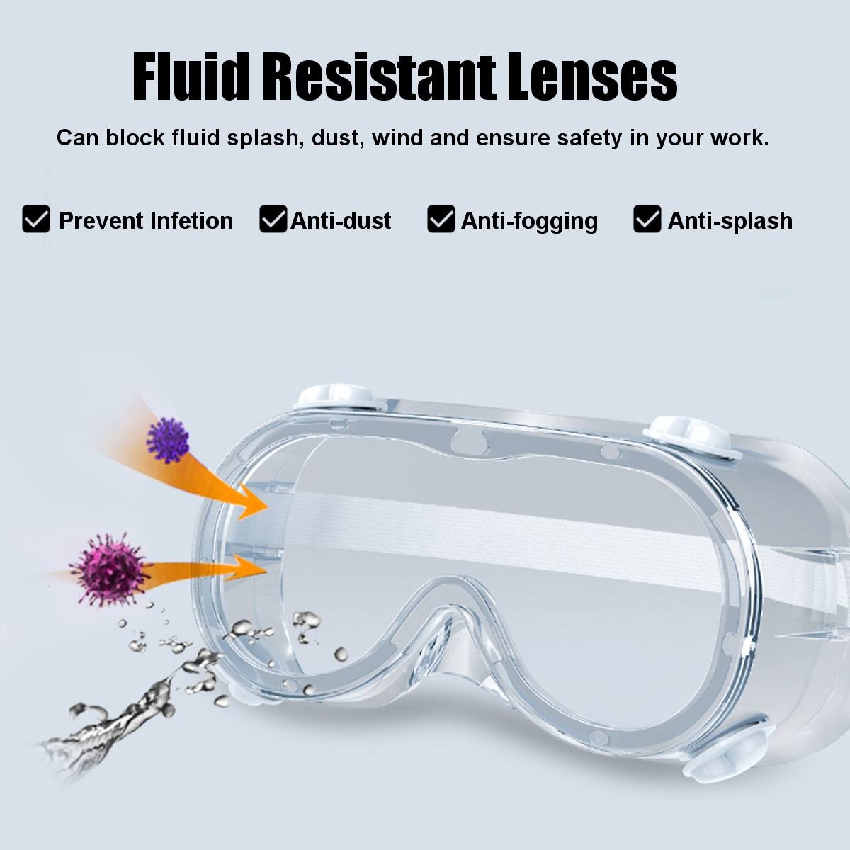 zaščitna očala pred bakterijami in virusi
