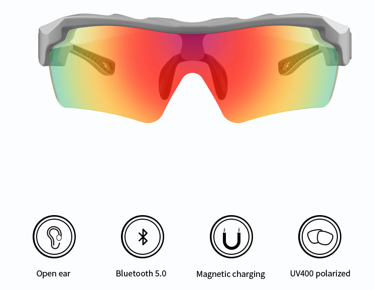 Pametna kolesarska očala za šport s podporo za bluetooth