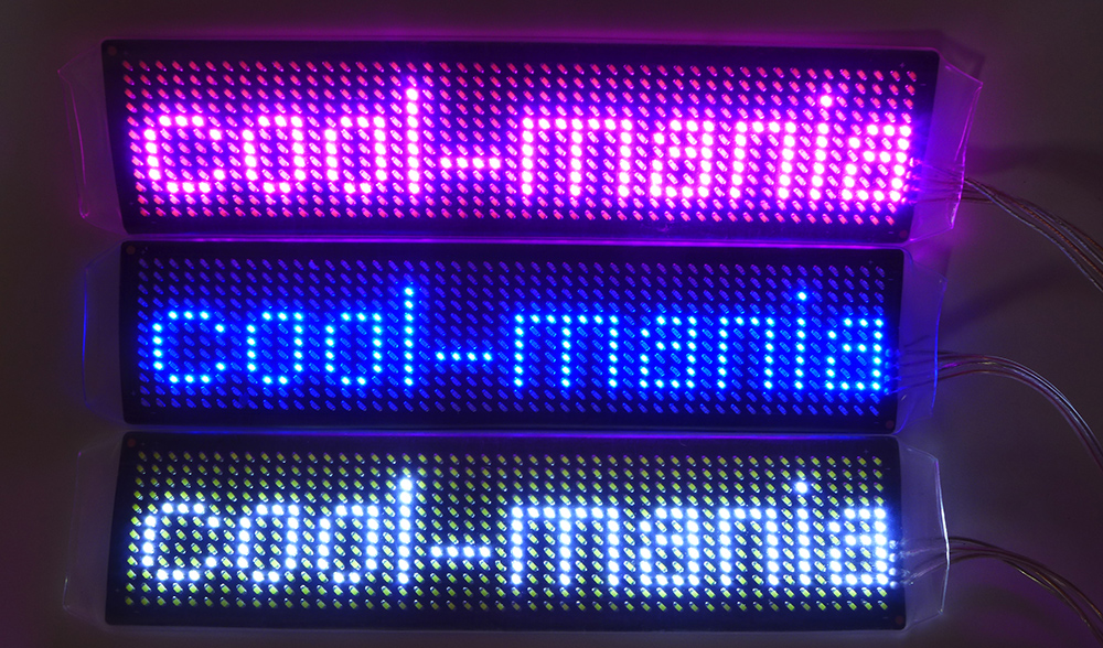 RGB vodilni trak za LED majico