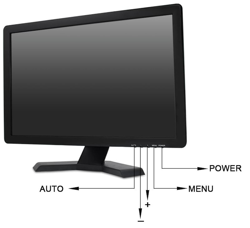 bnc monitor 19-palčni aktivni matrični TFT LCD monitor