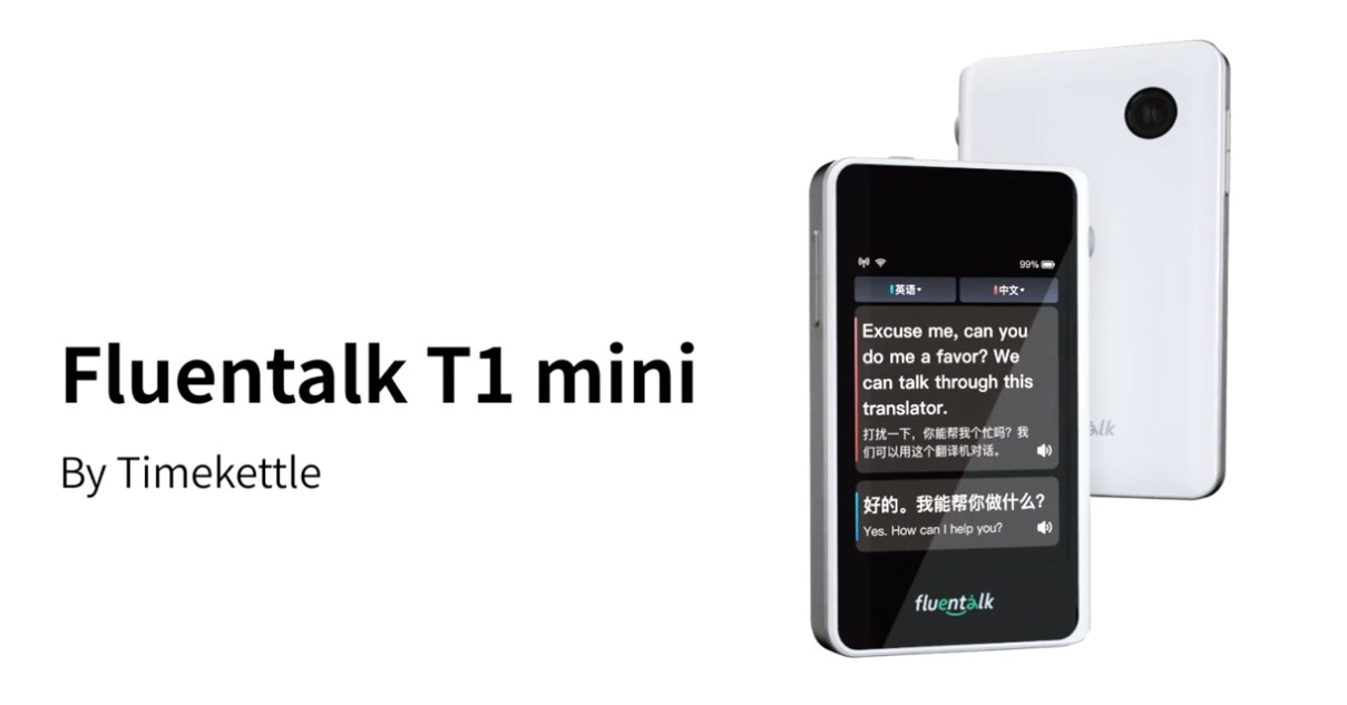 Fluentalk T1 mini Timekettle - prenosni potovalni prevajalnik