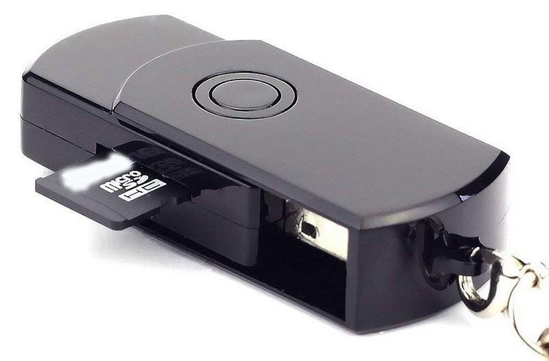 USB skrita vohunska kamera s podporo za kartico SD/TF do 32 GB