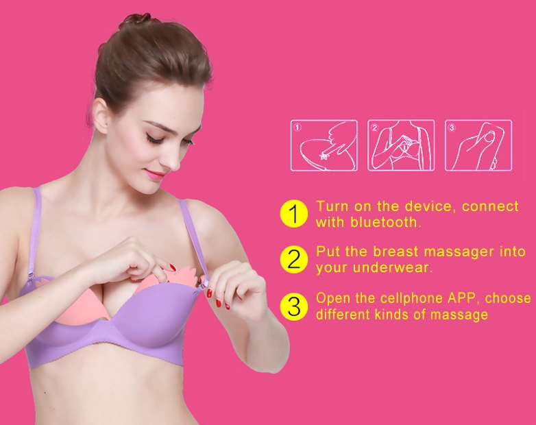 masažni prsni stimulator za mobilne naprave