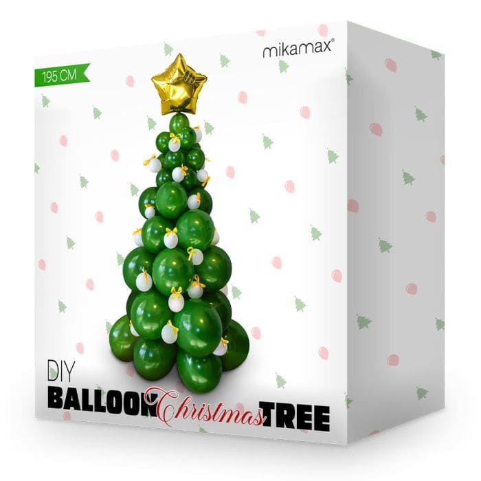 napihljiv balon za božično drevo