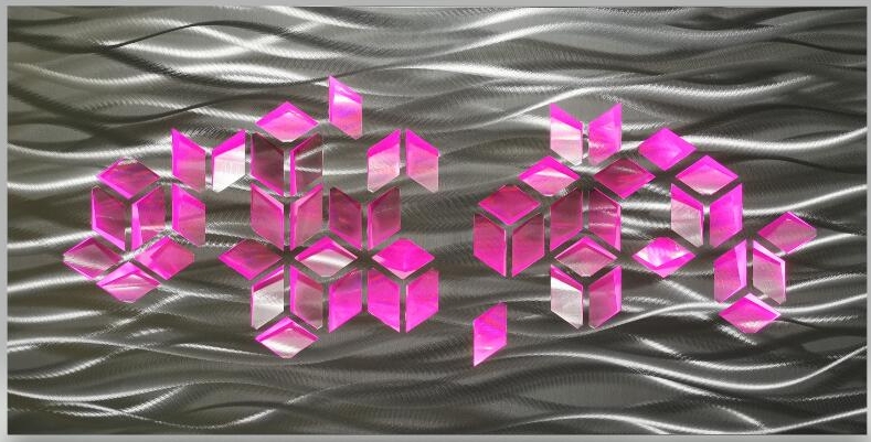 3D poslikava kovinskega aluminija z LED osvetlitvijo