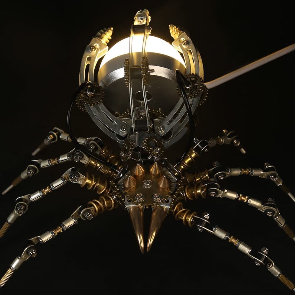 3D model kovinske sestavljanke pajek