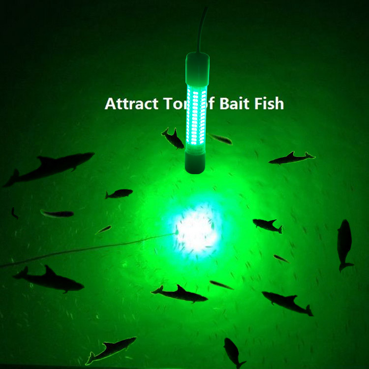 Ribiška svetlo zelena LED - idealna za nočni ribolov - moč do 300 W