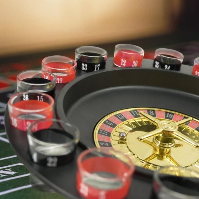 Shot roulette​ - Luksuzna ruleta za pitje za alkoholne kozarce