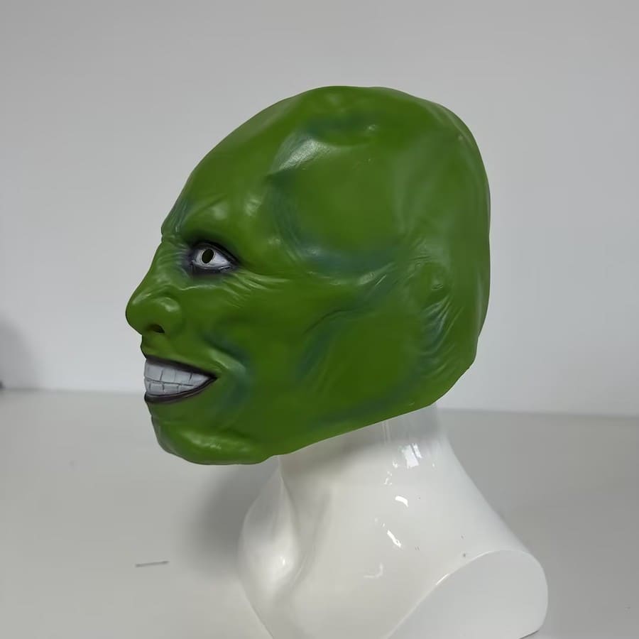 Zelena obrazna maska za odrasle