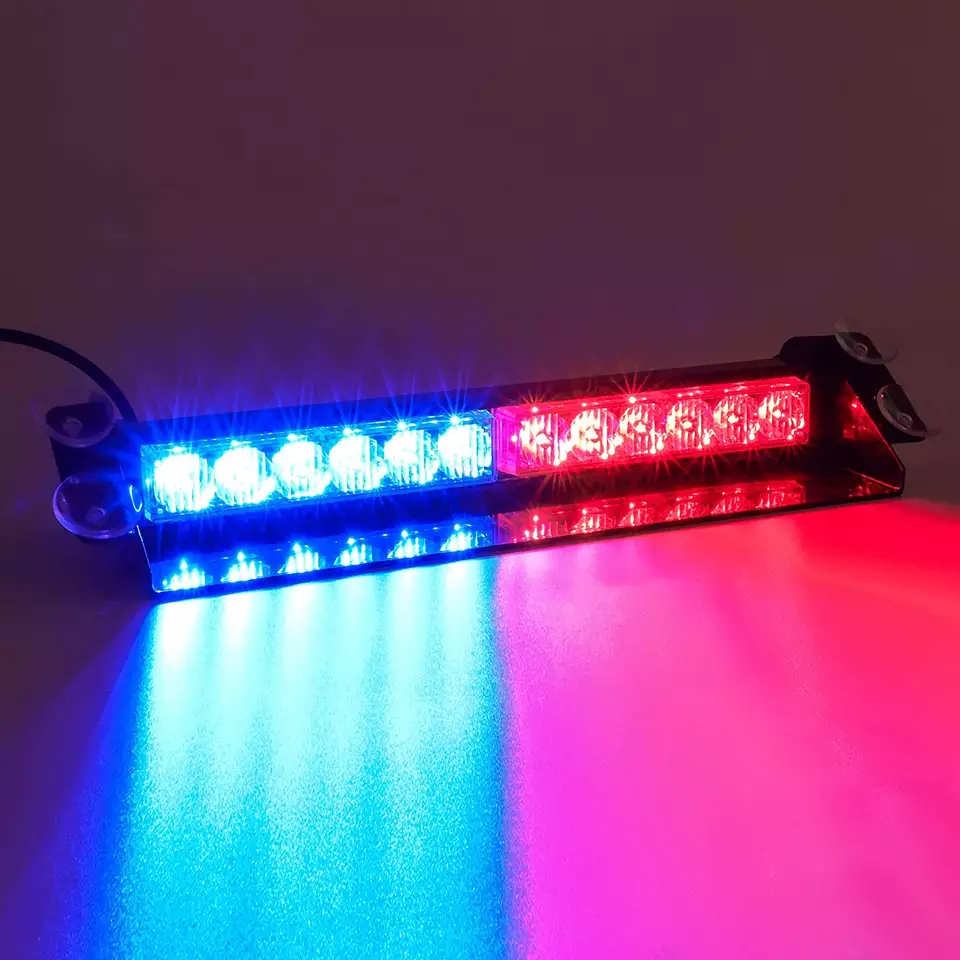 Utripajoče LED utripalke (luči) za avto z možnostjo spreminjanja barv in stilov utripanja