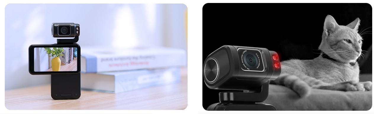 kamera z IR nočnim vidom, horizontalnim in vertikalnim snemanjem