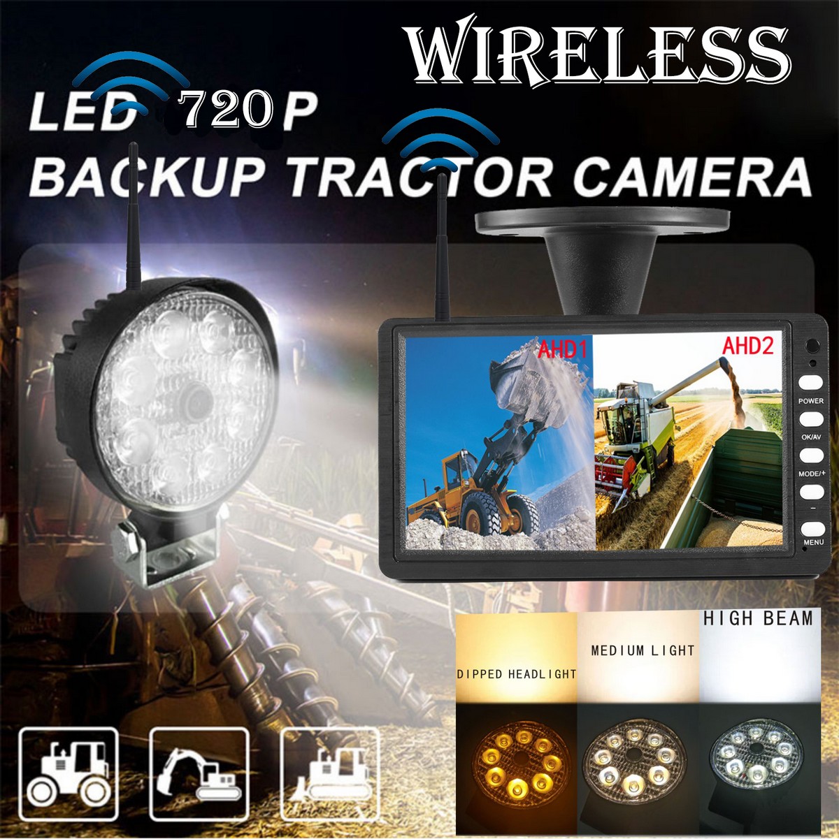 Rezervni set - Wifi kamera z močno belo LED lučko in številnimi funkcijami