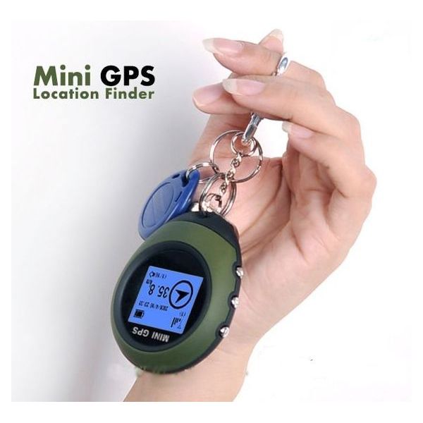mini gps navigacija na obesku za ključe in obesku za ključe