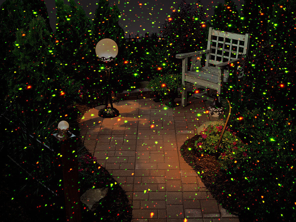 Božični barvni laserski projektor za domačo projekcijo